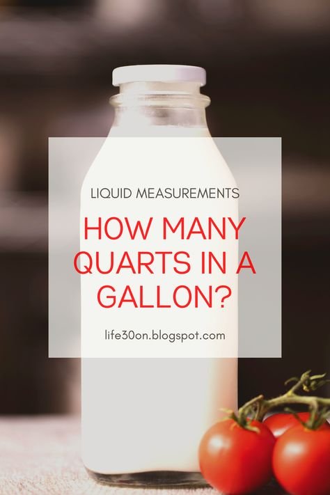 how many quarts in a gallon